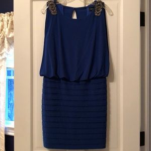 Formal Cocktail Dress Size 8 Royal Blue